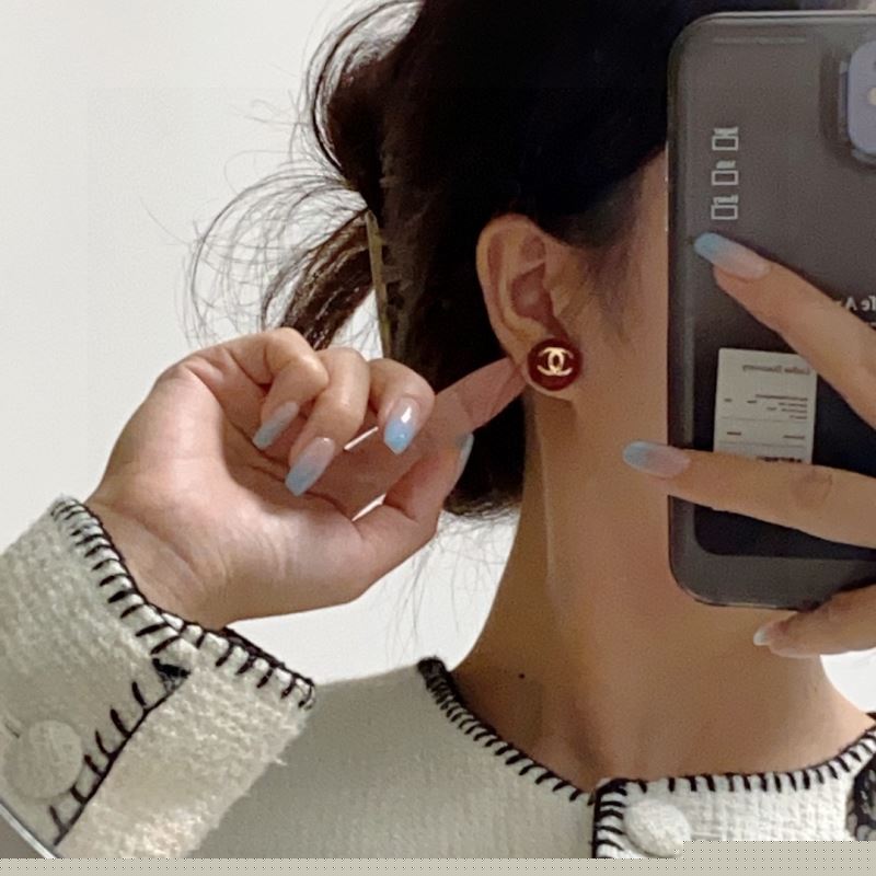 Ch*el earrings